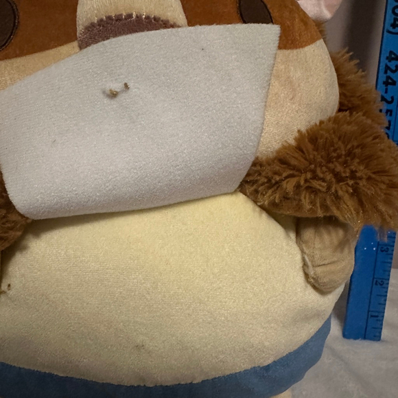 Disney Ufufy Beast Plush Stuffed Animal Brown Blue 12" Beauty and the Beast - Picture 4 of 6